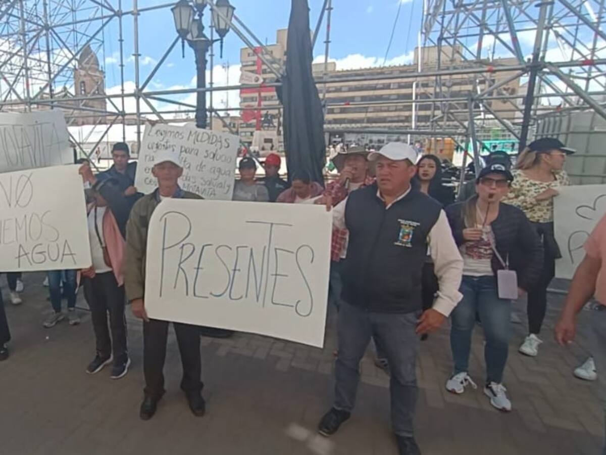 Por lo menos un mes más deberán esperar habitantes de Motavita para tener agua