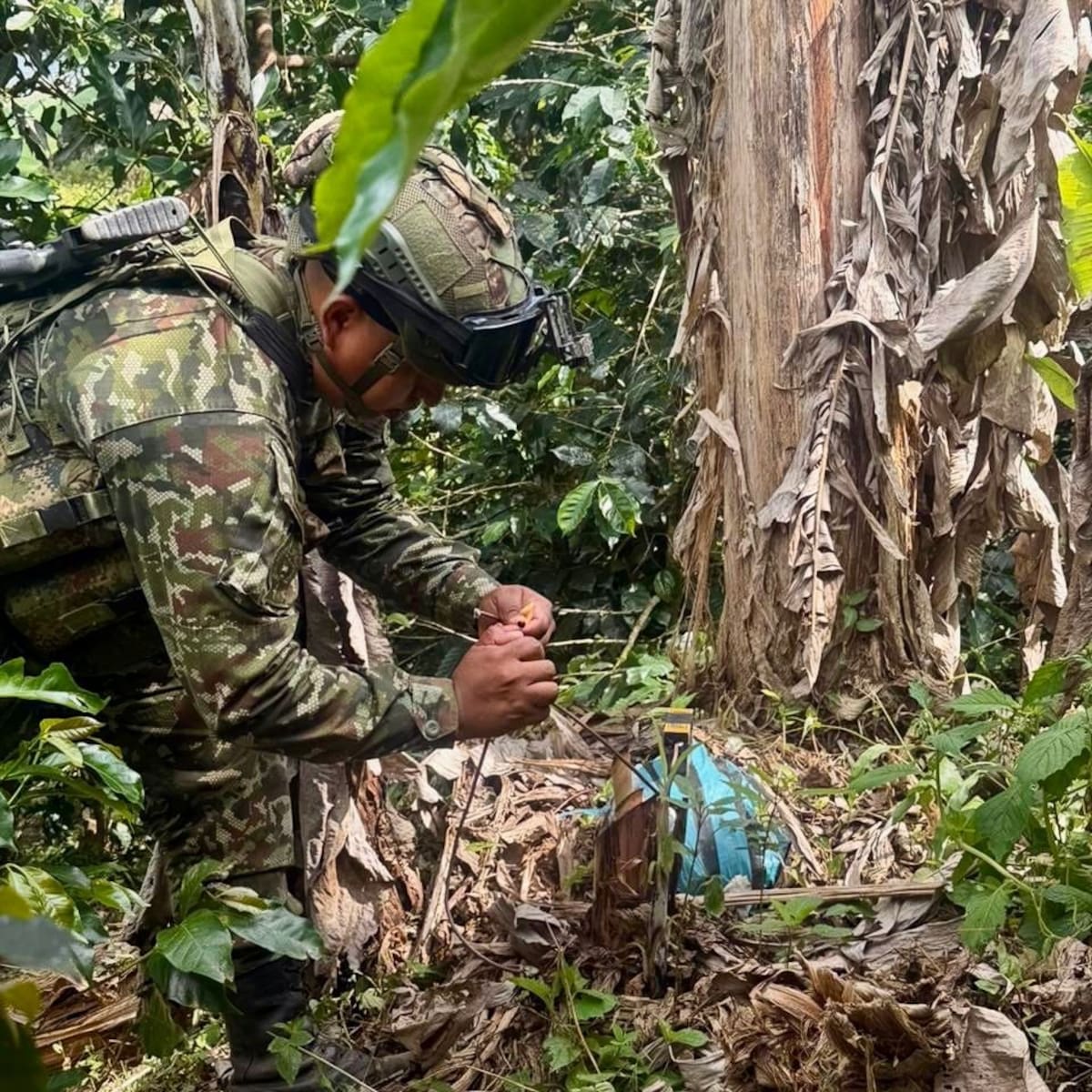 El Ejército destruyó cinco minas antipersonales en Anorí y Yarumal