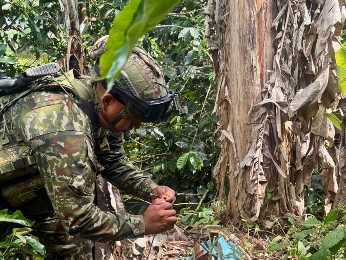 El Ejército destruyó cinco minas antipersonales en Anorí y Yarumal