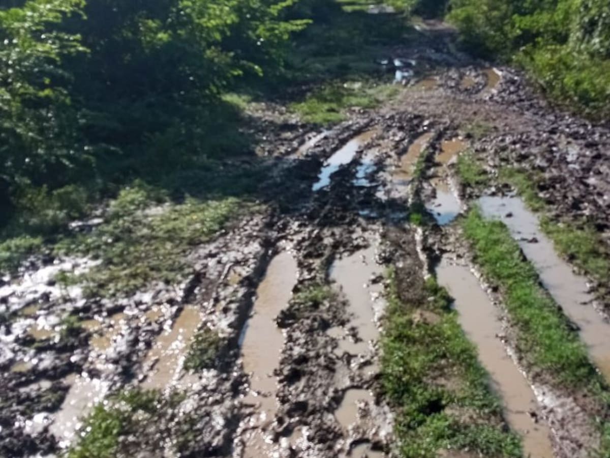 200 campesinos sufren por mal estado de vía rural en Mahates, Bolívar