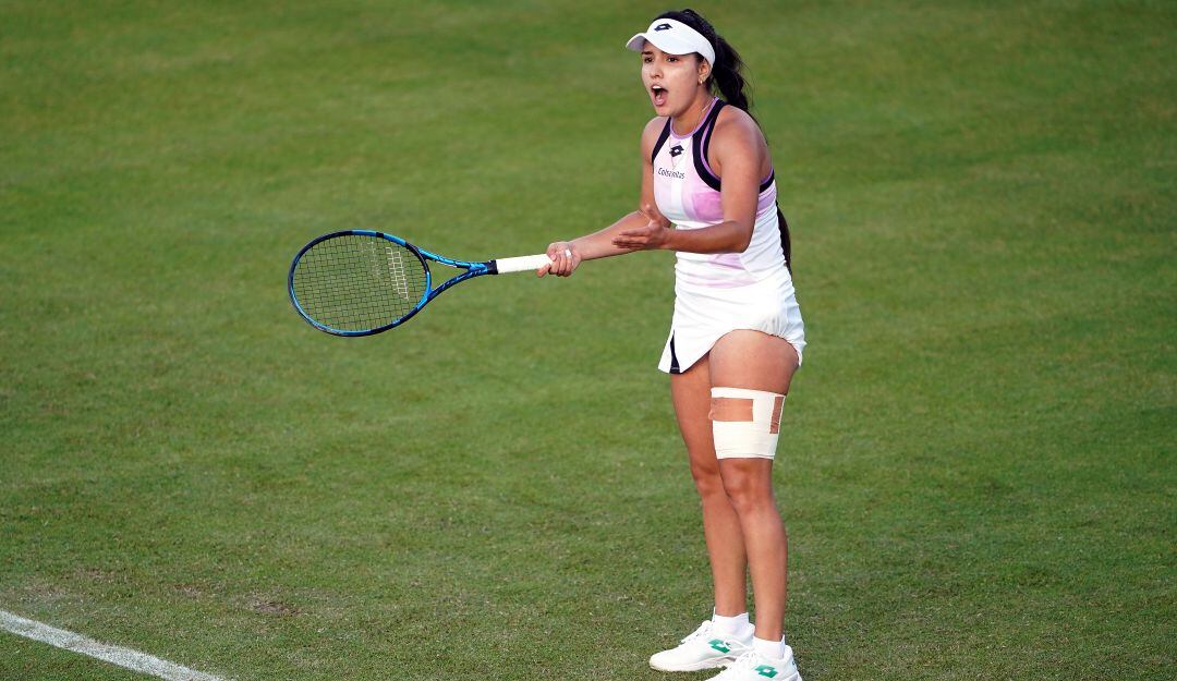 María Camila Osorio durante su más reciente torneo.