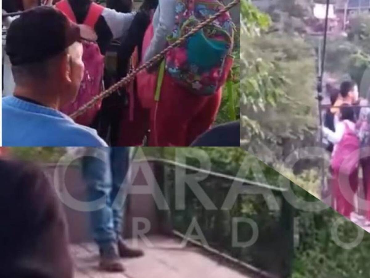 Niños en Baraya, Huila ponen en riesgo sus vidas para ir a clases