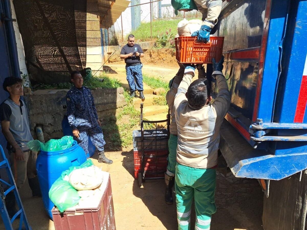 Carne en mal estado incautada en la cárcel Bellavista- foto alcaldía de Bello