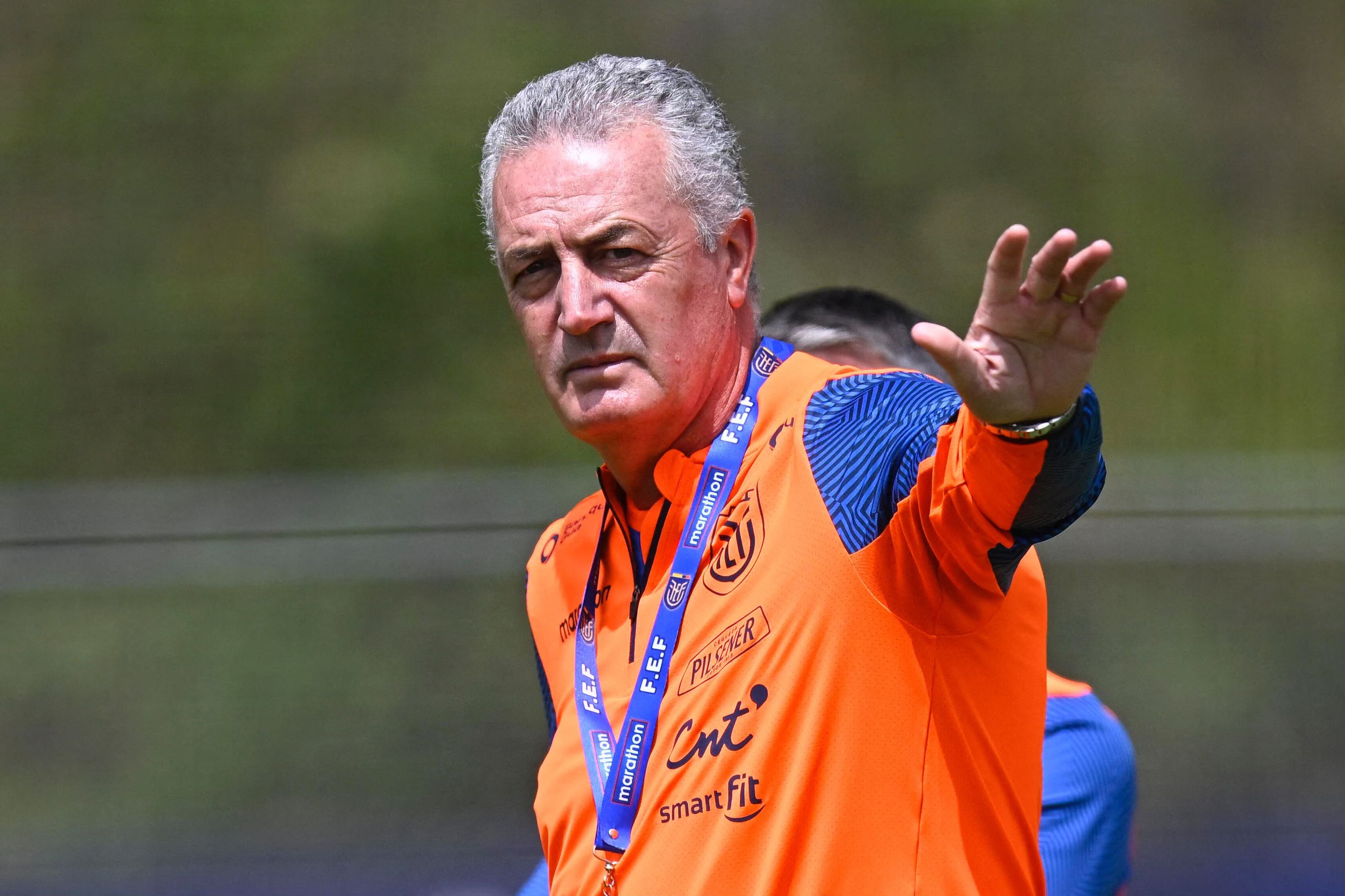 Gustavo Alfaro, entrenador de Ecuador en Qatar 2022. (Photo by Rodrigo Buendia / AFP) (Photo by RODRIGO BUENDIA/AFP via Getty Images)