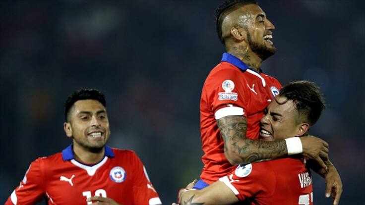 Reviva el gol para la victoria parcial de Chile frente a México