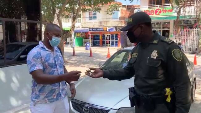 En plan candado, en el barrio San José de los Campanos