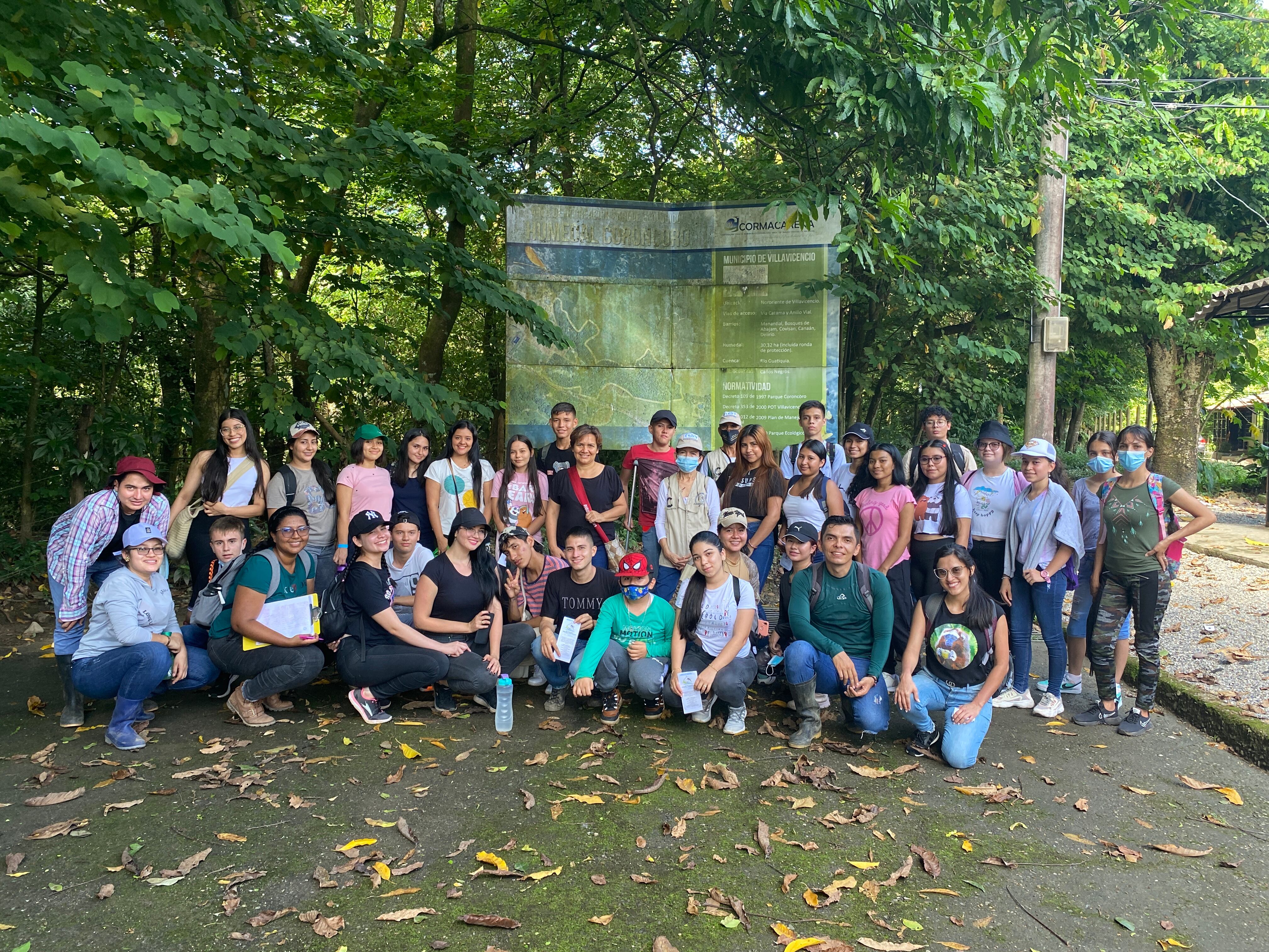 Integrantes nodo Villavicencio. | Foto: cortesía - Red Nacional de Jovenes de Ambiente