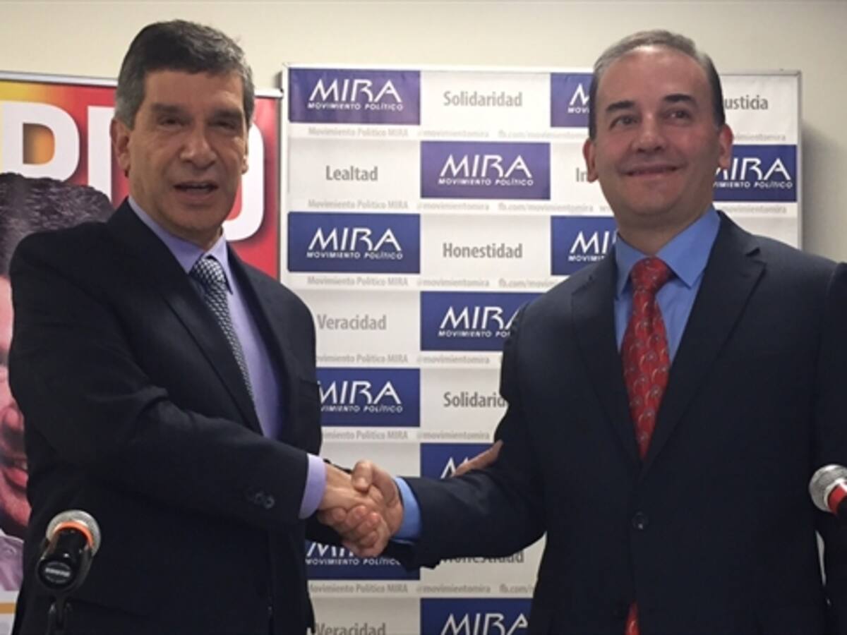 MIRA anuncia apoyo a candidatura de Rafael Pardo