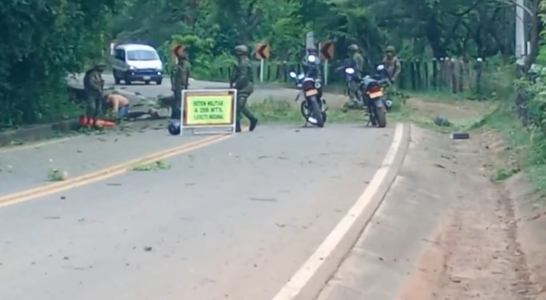 Un muerto y varios heridos en ataque con explosivos a la fuerza pública / Foto: Cortesía