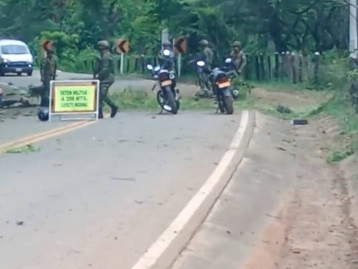 Un muerto y un herido en ataque con explosivos a la fuerza pública