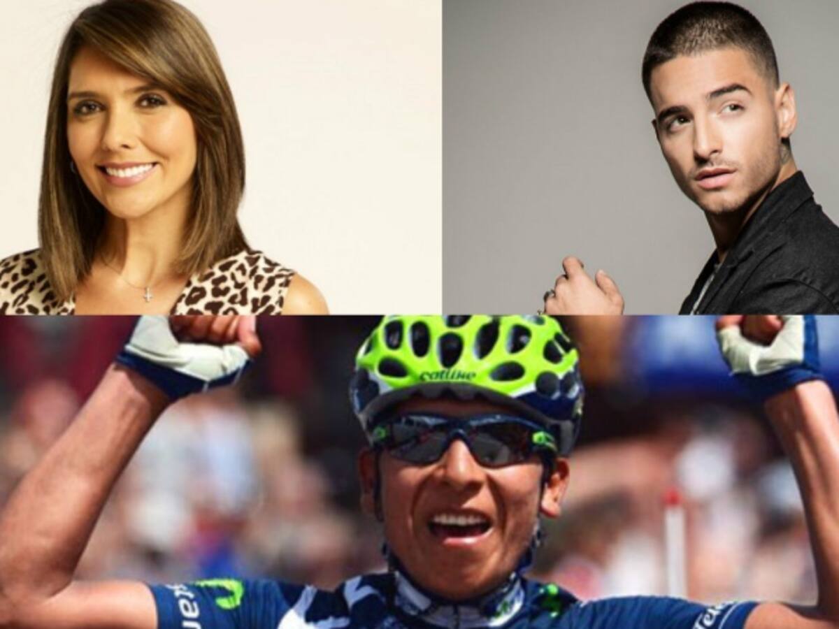 Mónica Rodríguez y Maluma en medio de un malentendido contra Nairo Quintana
