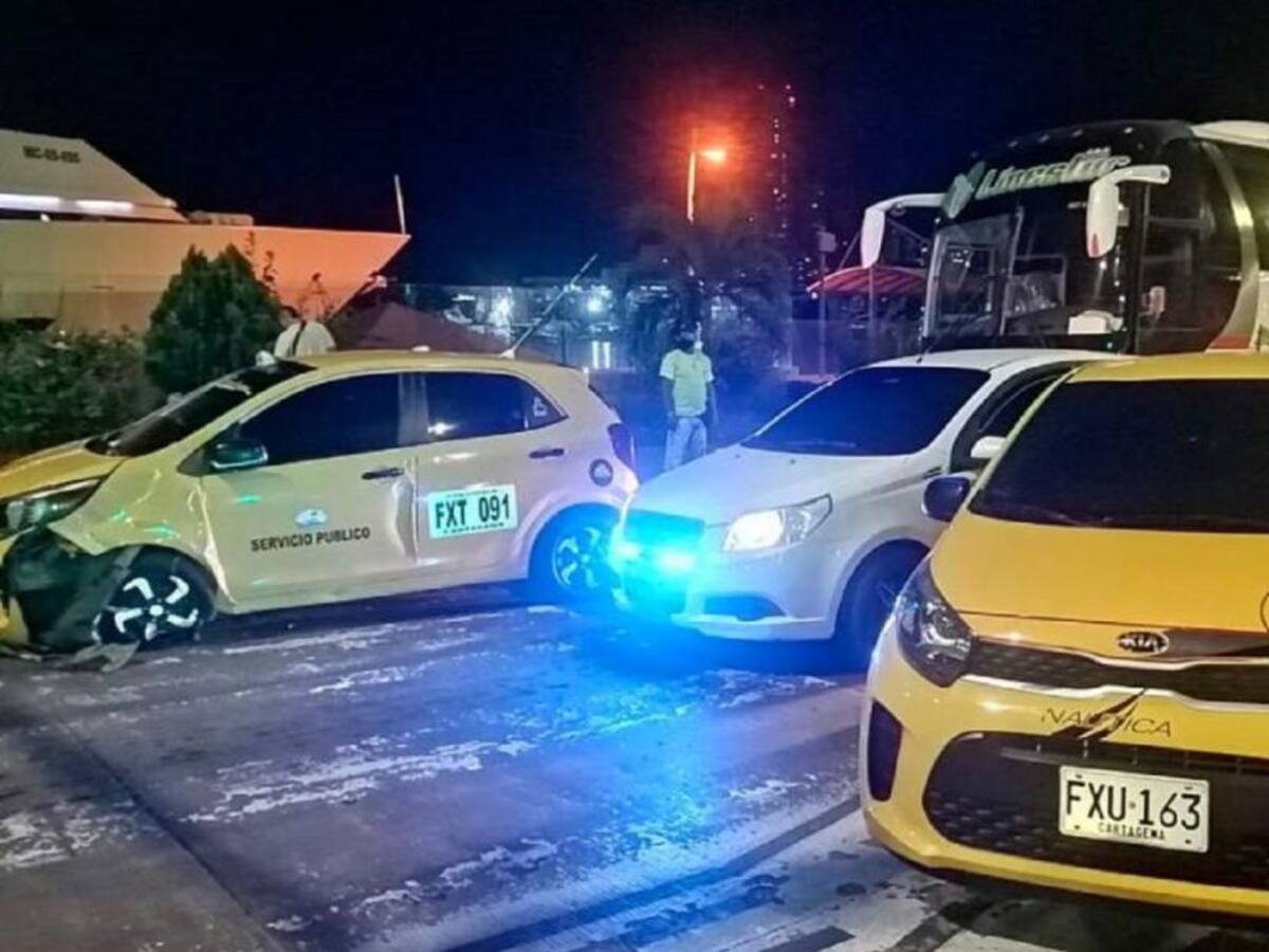 Accidente dejó tres personas lesionadas en Cartagena