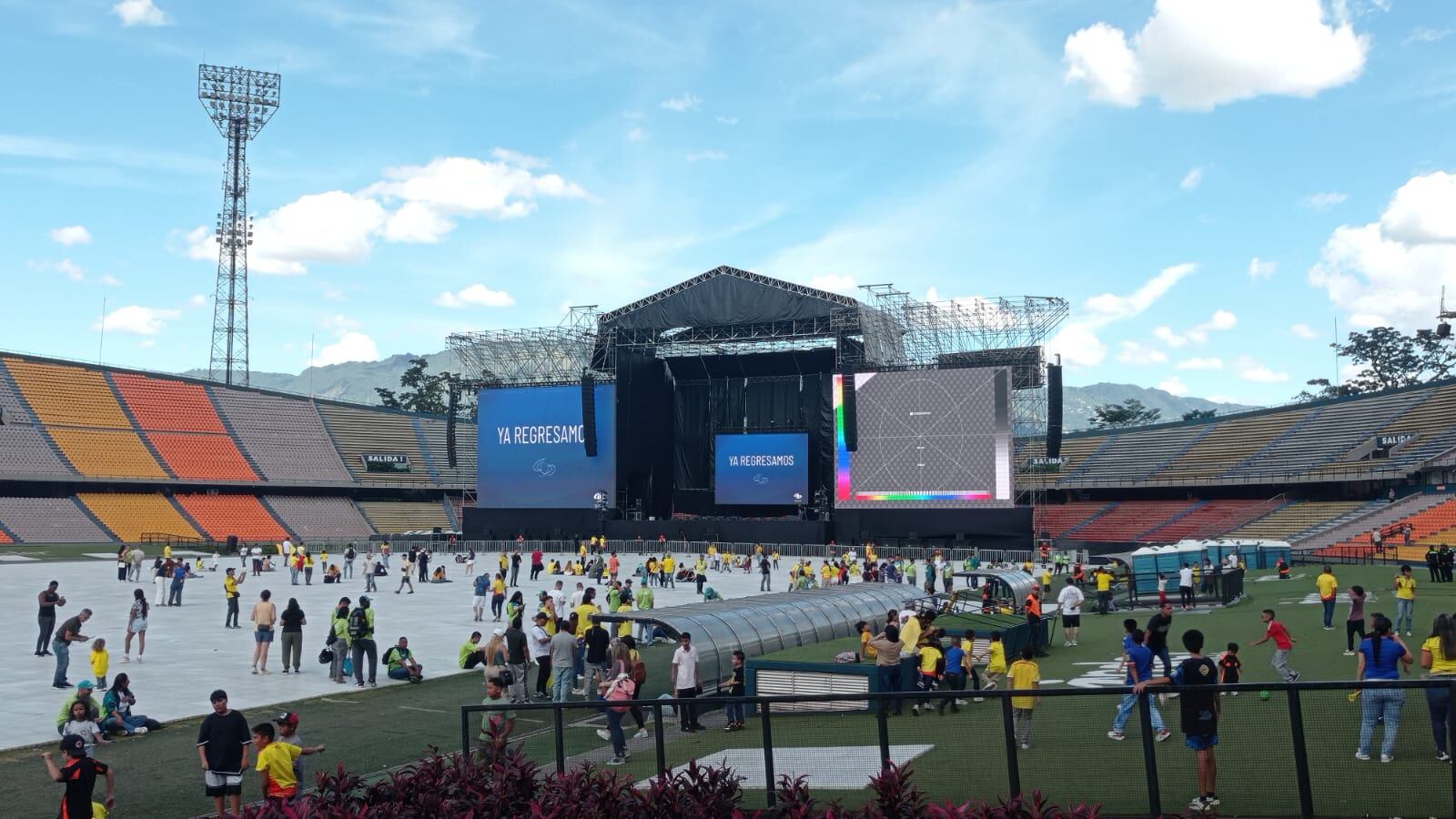 El estadio Atanasio Girardot es uno de los puntos de celebración más grande de la ciudad. Foto: Caracol Radio.