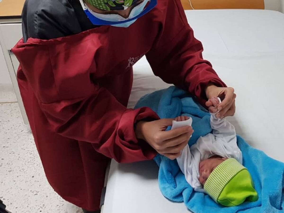 "Ángel", bebé abandonado por su madre al sur de Cali, en manos de ICBF