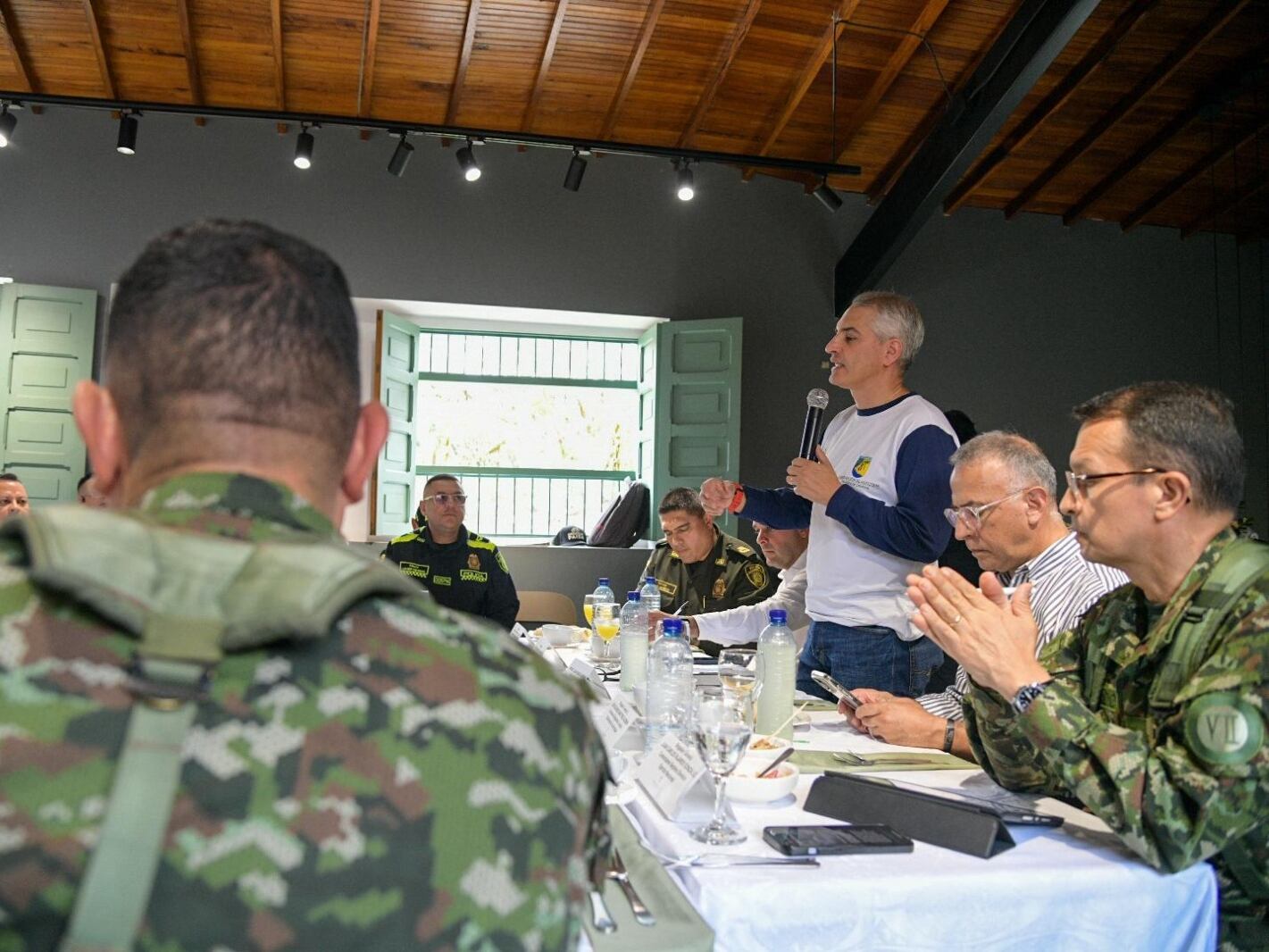 Consejo de seguridad gobernador de Antioquia- foto gobernación
