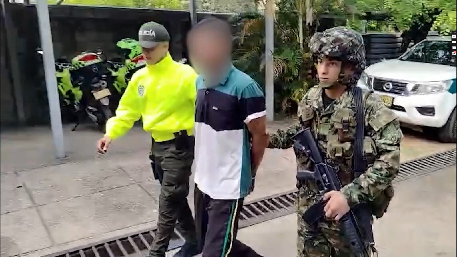 Alias Lobo, capturado por abuso y agresión a mujeres en El Bagre. Foto: Policía Antioquia.
