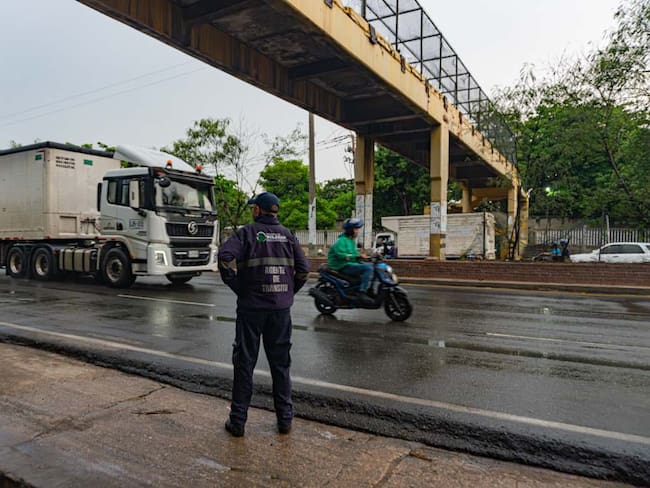 Puente peatonal INEM-ITIDA. Foto: Alcaldía de Soledad