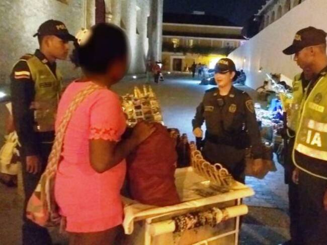 Policía de Cartagena realiza planes de registro en el Centro Histórico y zona turística