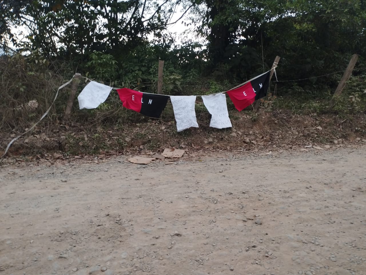 Amenazas a mineros en Segovia, Antioquia. Foto: cortesía.