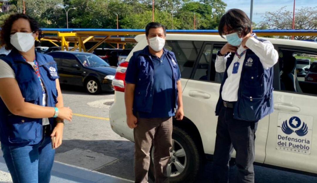 Tatiana Abdallah y abogado Eneas Navas