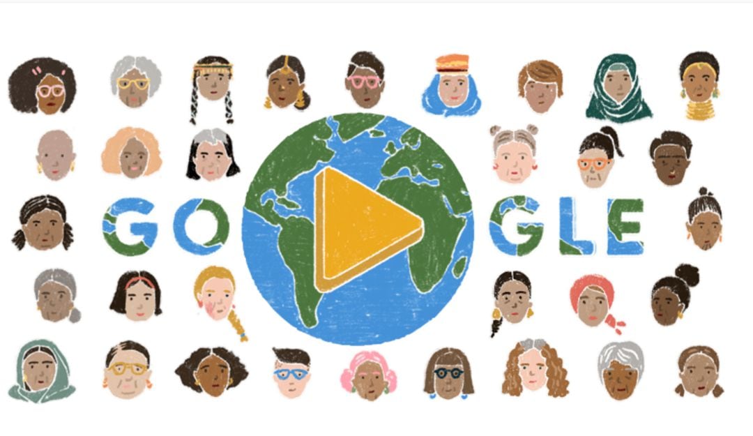 El doodle de Google rinde homenaje a las mujeres