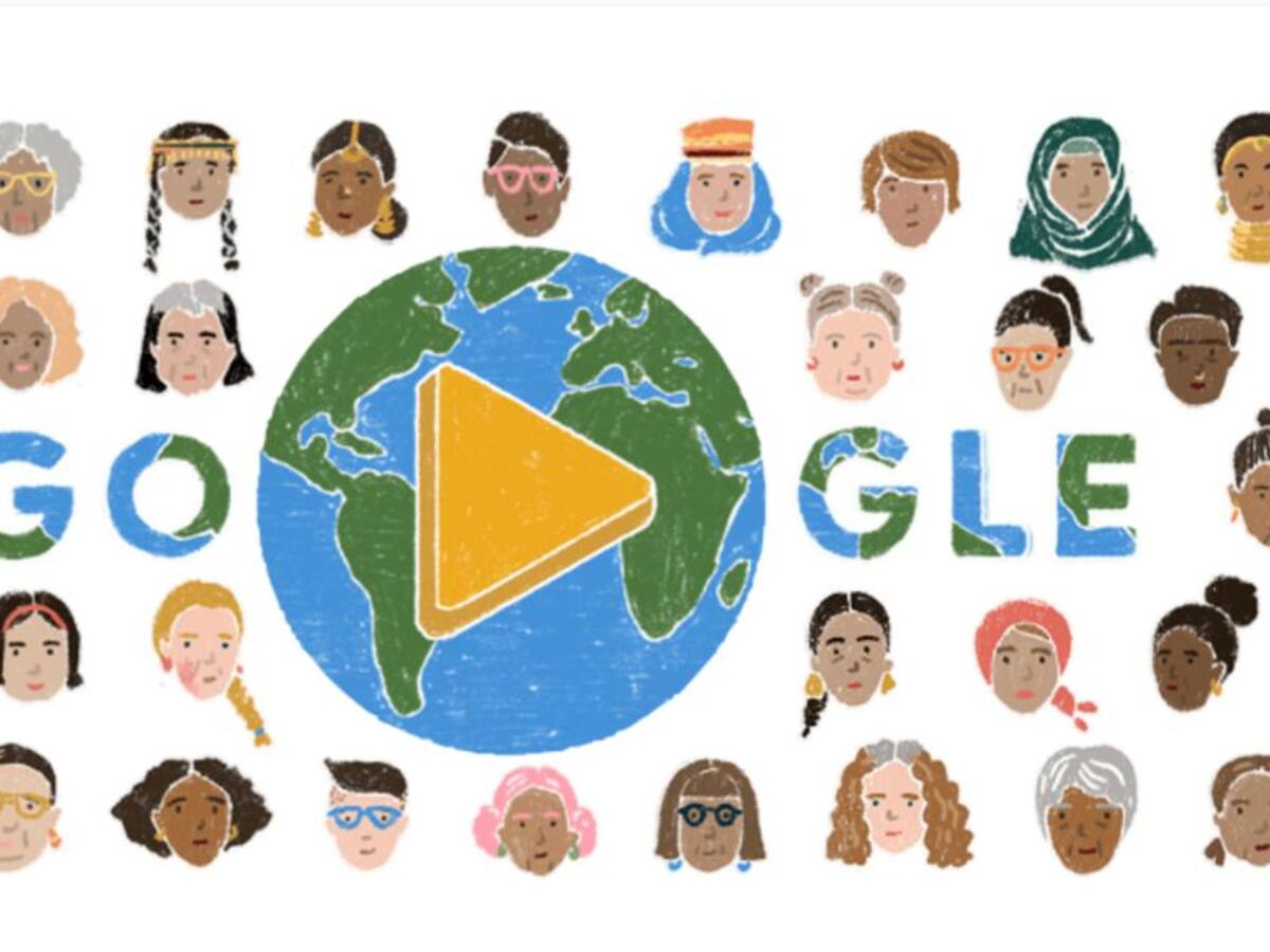El doodle de Google está dedicado a las mujeres del mundo este 8 de marzo