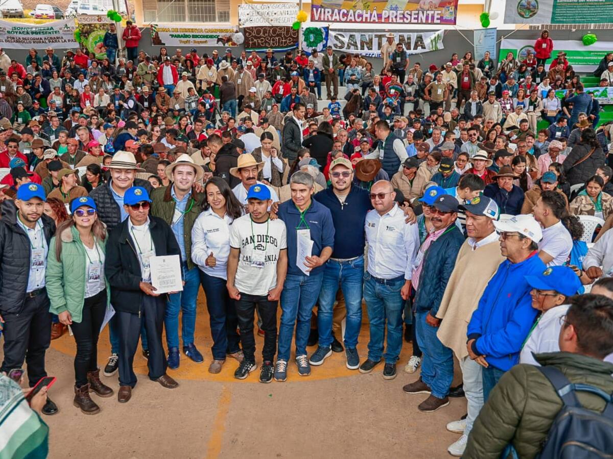 Boyacá consolida un comité Departamental de Desarrollo Rural y Reforma Agraria
