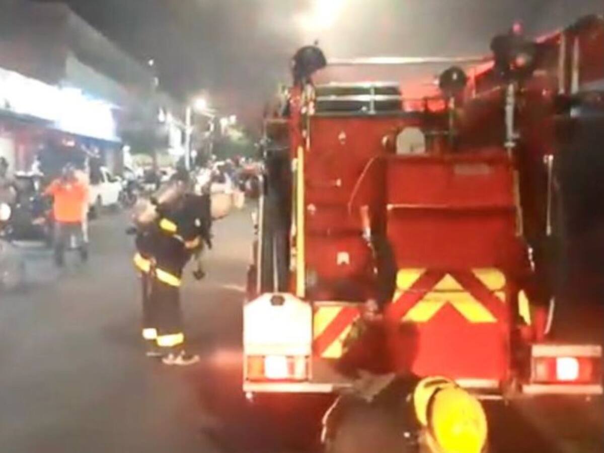 Reportan incendio en el Mercado Público de Santa Marta