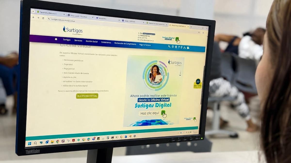 Surtigas fortalece atención a sus usuarios con canales digitales y línea de atención telefónica