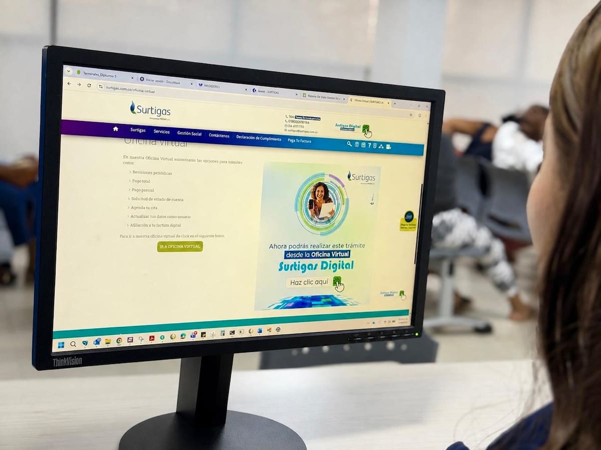 Surtigas fortalece atención a sus usuarios con canales digitales y línea de atención telefónica