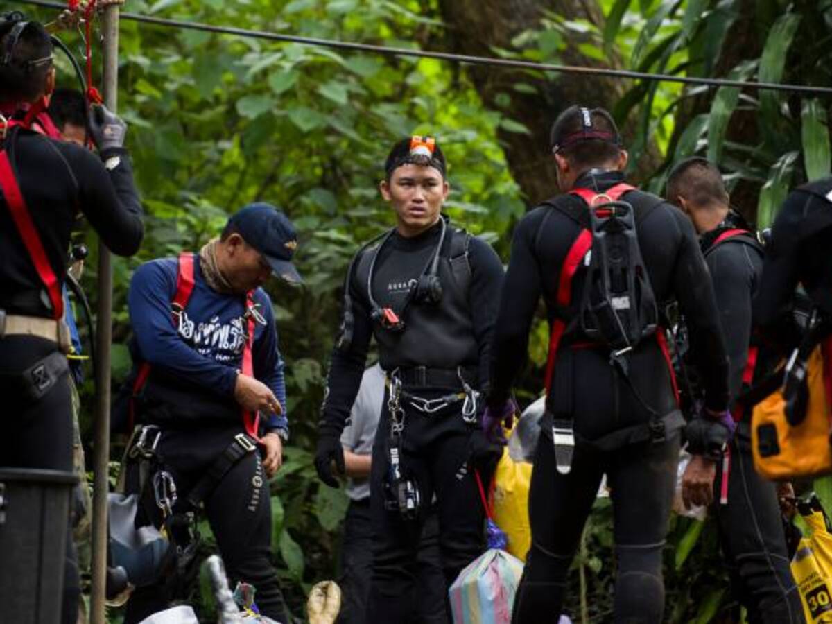 EN FOTOS: Los heroicos buzos responsables del rescate en Tailandia