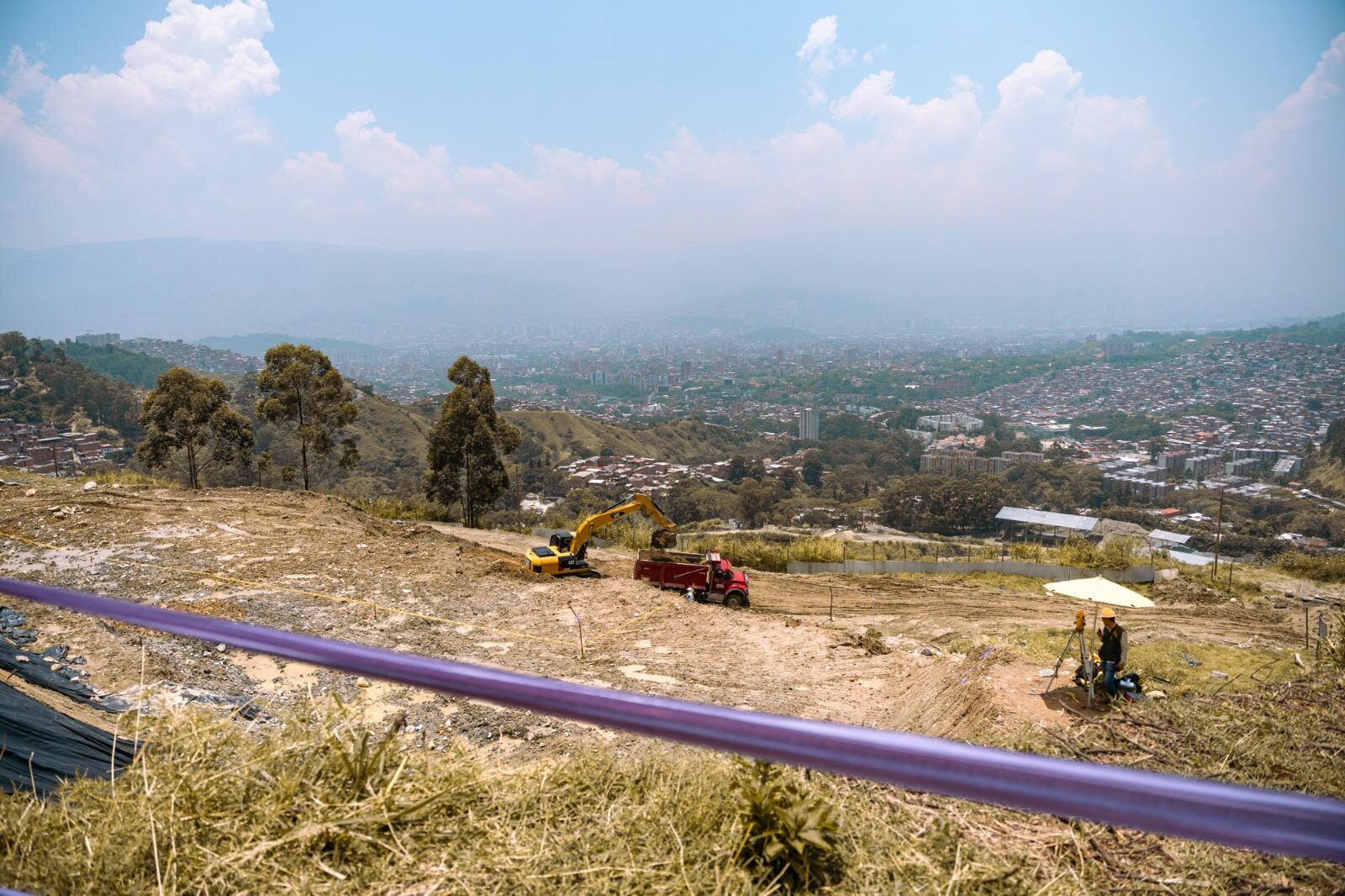 La Escombrera de la comuna 13 de Medellín. Foto: Alcaldía Distrital.