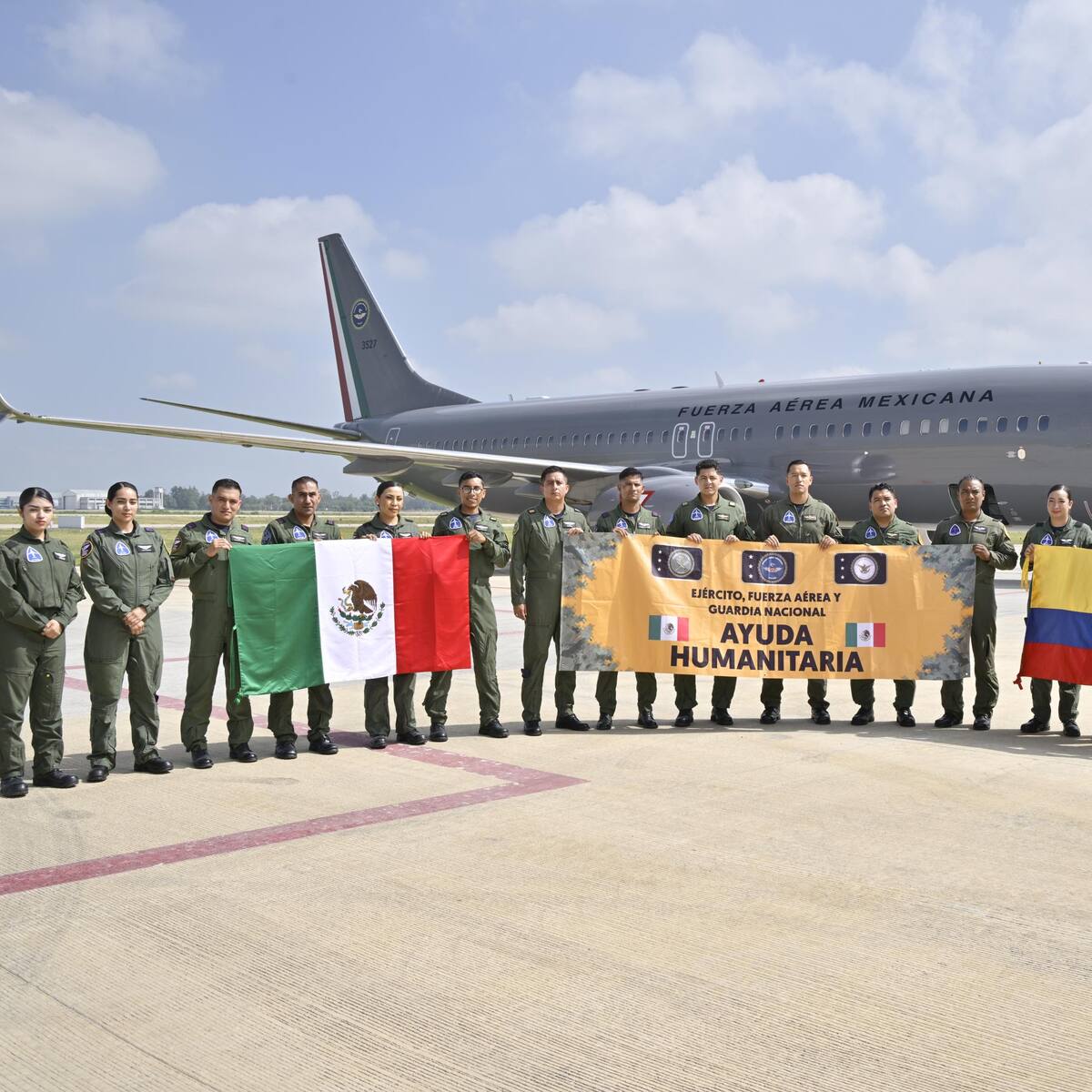 México envía 58,5 toneladas de ayuda a Colombia