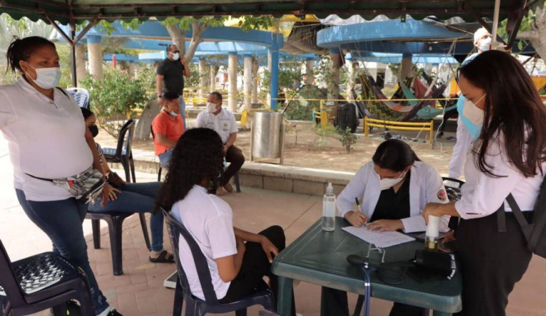 Huelga de hambre de jóvenes en La Guajira.