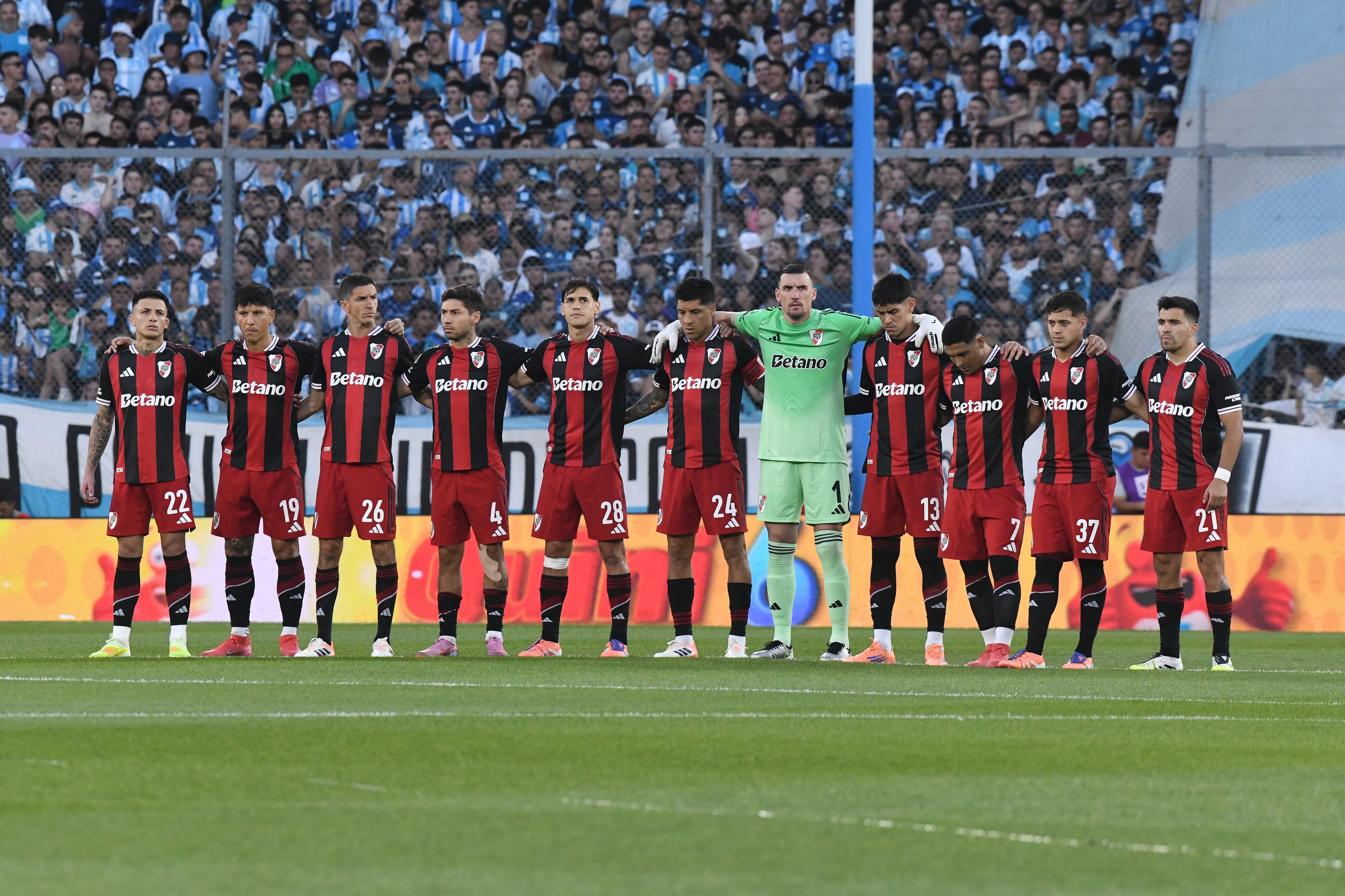 River Plate en la previa de su último partido del año frente a Racing. (Photo by Federico Peretti/NurPhoto via Getty Images)