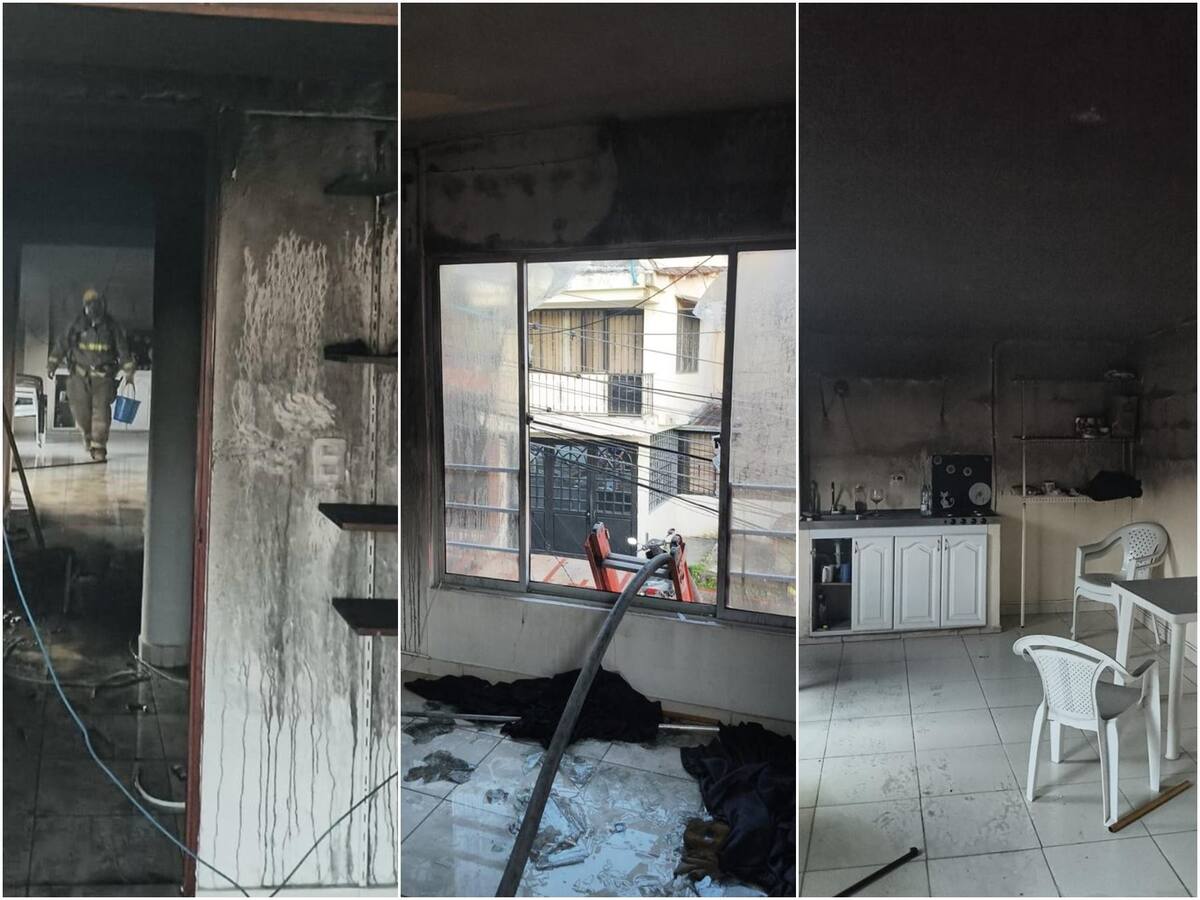 Veladoras encendidas causaron incendio estructural en el sector de la Campiña en Ibagué