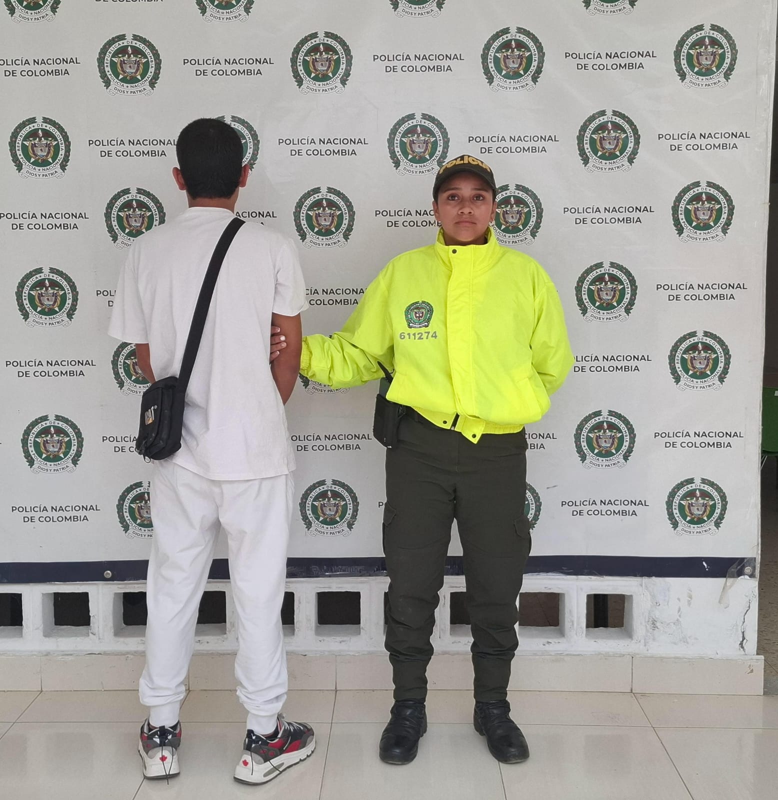 Capturados Wilson Chavarro y Karol Méndez. Foto Relacionada