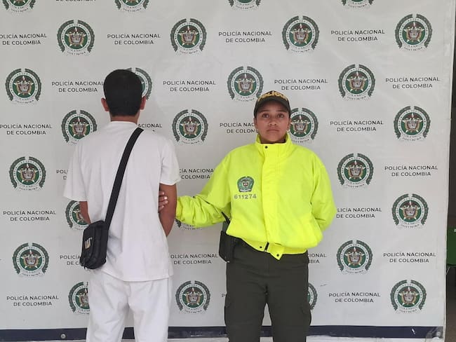 Capturados Wilson Chavarro y Karol Méndez. Foto Relacionada