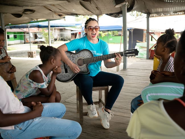 Con Papel, lápiz y corazón se hizo el himno a la niñez colombiana: Natalia Bedoya