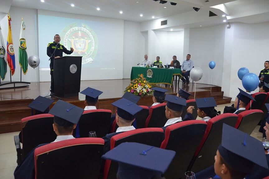 Policías auxiliares graduados- foto policía Antioquia