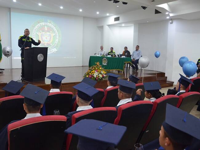 Policías auxiliares graduados- foto policía Antioquia