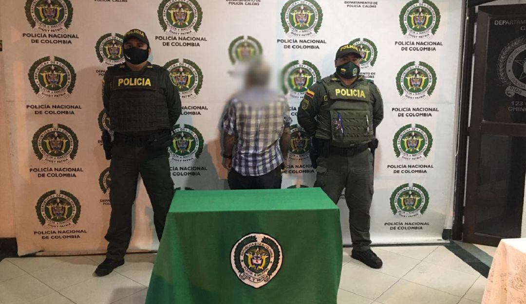 Capturado en Chinchiná, Caldas