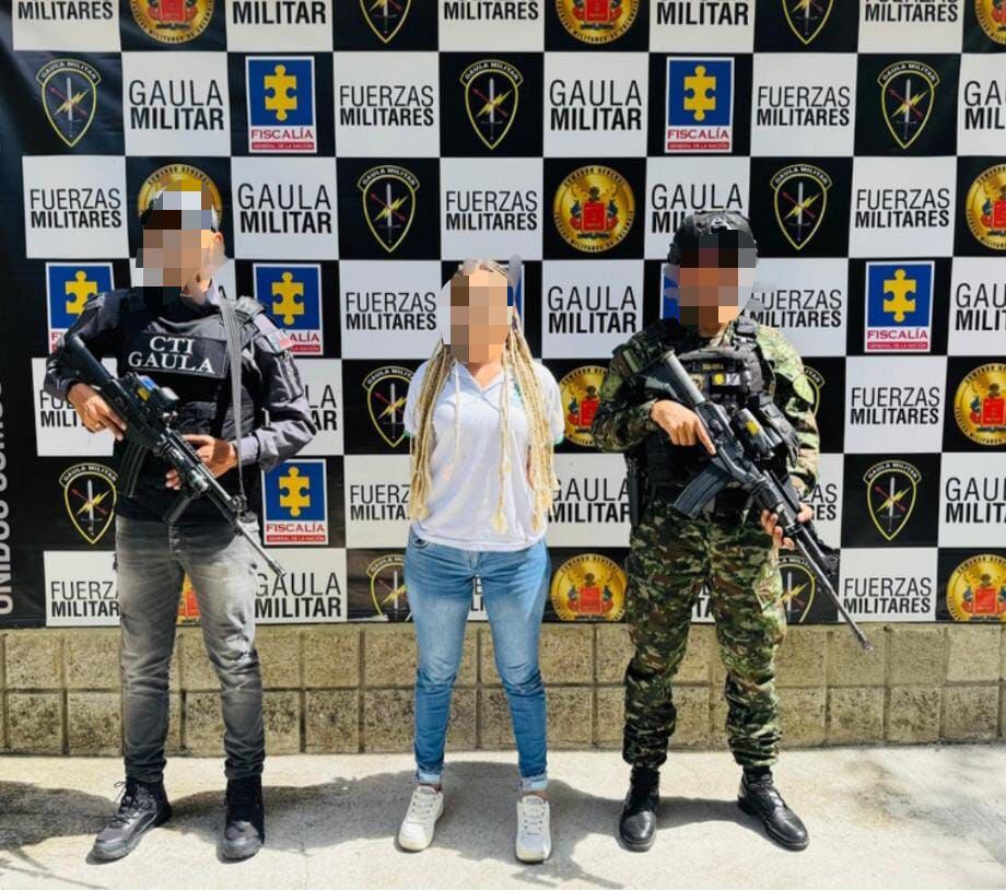 Alias Madamm cabecilla del Clan del Golfo en Ebéjico - foto Cuarta Brigada