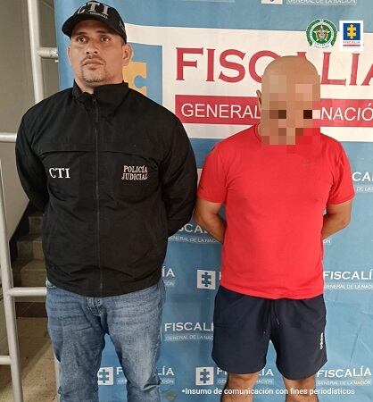 Extranjero judicializado - foto Fiscalía