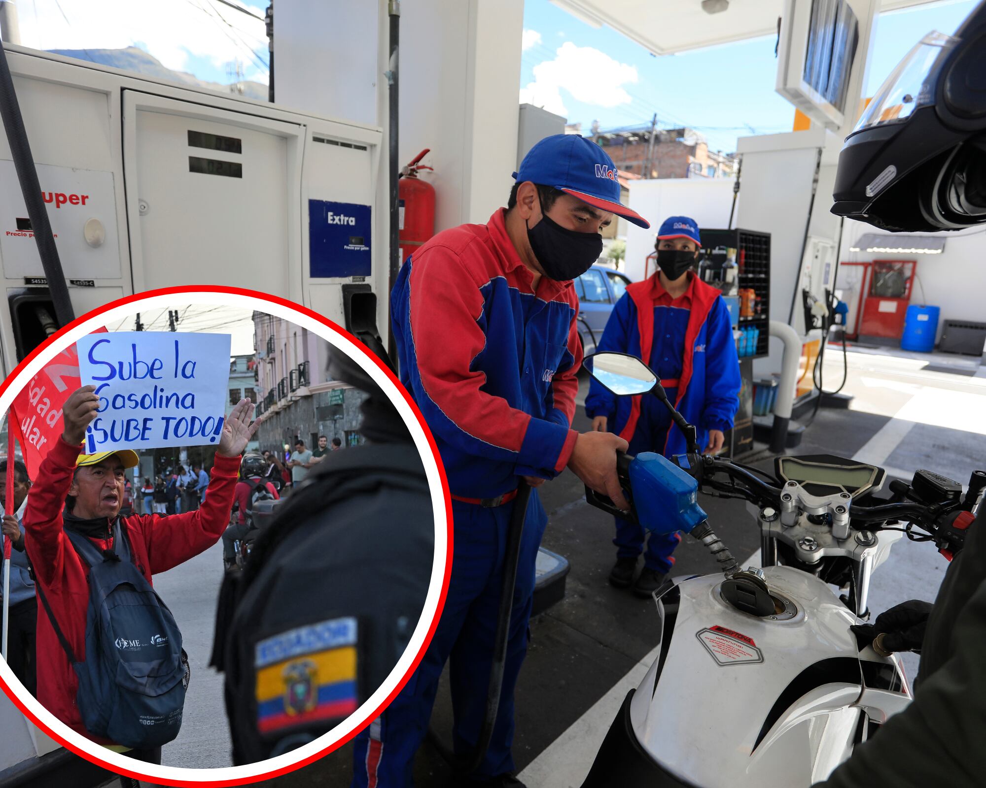 Protestas en Ecuador tras el anuncio del aumento del precio de la gasolina por la eliminación de subsidios a los combustibles.
(Foto: Caracol Radio / Getty )