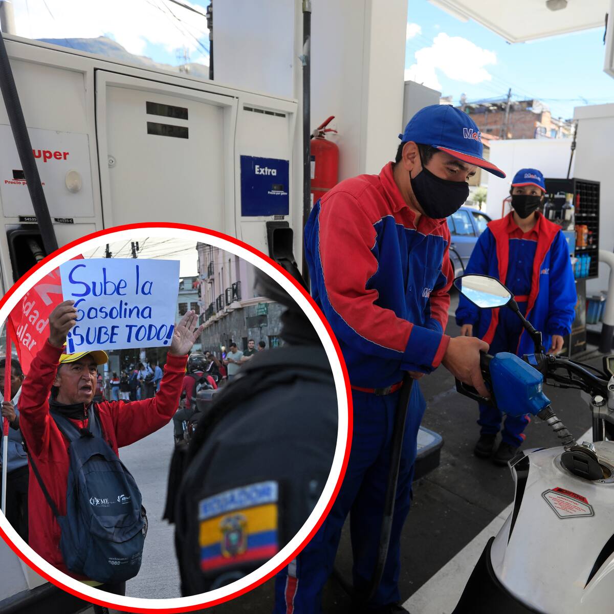 Ecuador: precio de combustibles sube por cuarto mes consecutivo