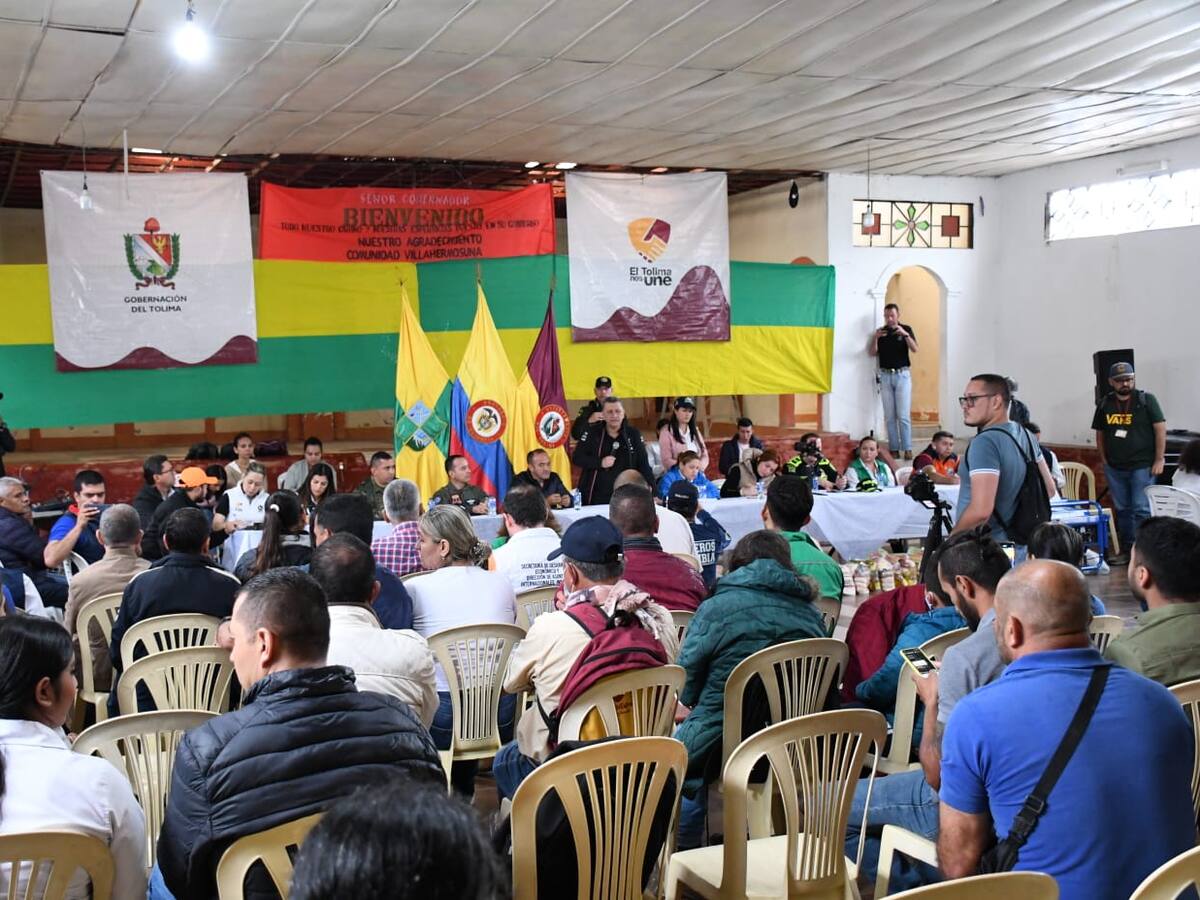 Villahermosa recibiría paquete de ayudas de la Gobernación del Tolima