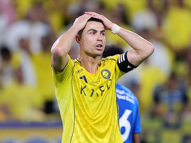 Insólito error por el que Cristiano Ronaldo no se consagró campeón de Arabia Saudita con Al-Nassr. (Photo by Abdullah Ahmed/Getty Images)