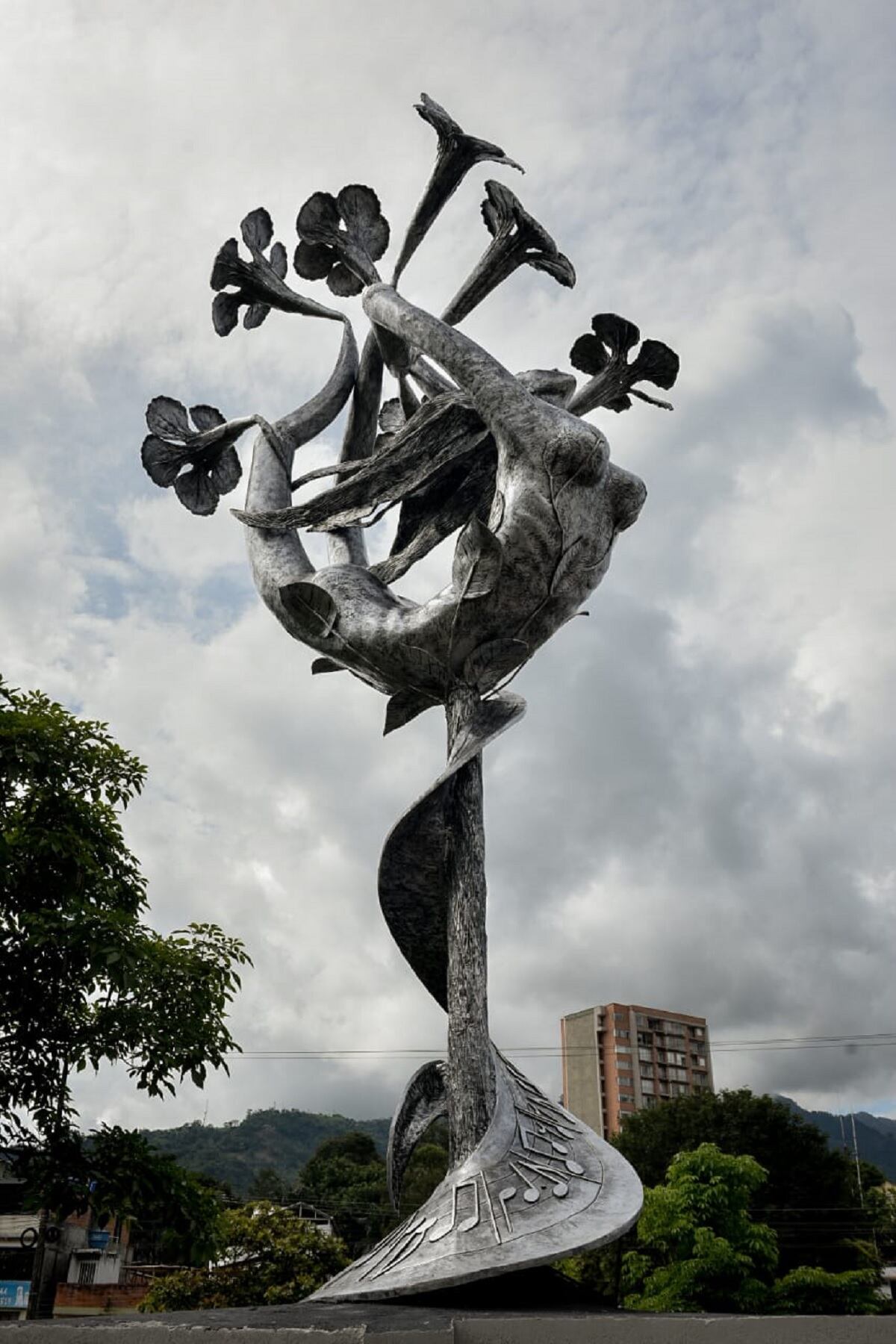 La obra fue realizada por el maestro Olmer Rojas