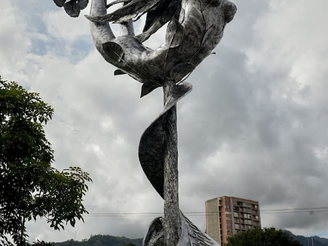 La obra fue realizada por el maestro Olmer Rojas